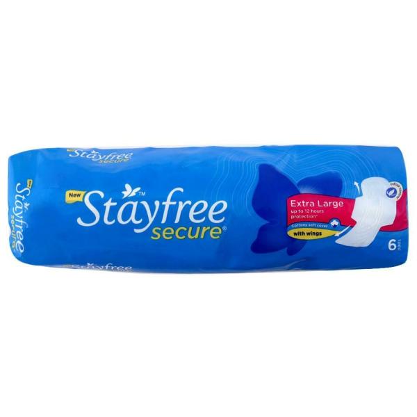 Stayfree Secure Cottony Soft Cover XL 6 Pads